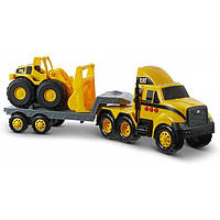 Cat Construction погрузчик тягач с бульдозером 82288 Heavy Mover Caterpillar Cat Semi with Loader