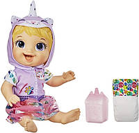 Baby Alive кукла пупс единорог Tinycorns Doll Unicorn, Accessories, Drinks, Wets, Blonde