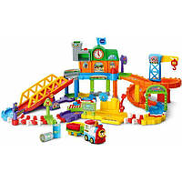 VTech Go! Go! трек железнодорожная станция 80-521200 Smart Wheels Roadmaster Train Set