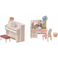 Sylvanian Families Calico Critters набор пианино и стол CC1746 Piano Desk Set