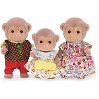 Sylvanian Families Calico Critters семья обезъян CC1489 Mango Monkey Family