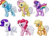 My Little Pony набор из 6 пони радужные E5553 Rainbow Tail Surprise