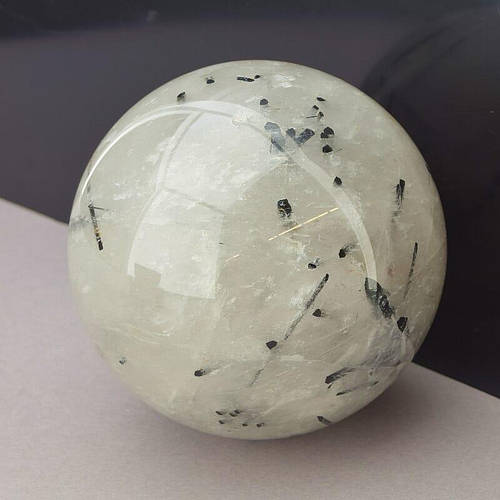Купить Шар Волосатик натуральный камень, размер 68x68 мм., цена 5840 ...