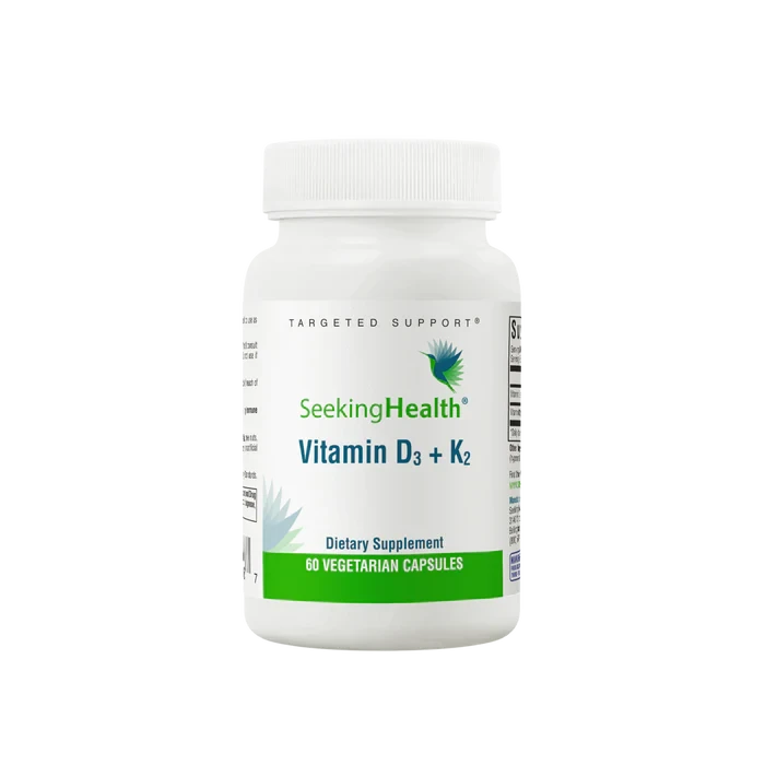 Seeking Health Vitamin D3+K2/Вітамін Д3+К2 60 капсул