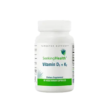 Seeking Health Vitamin D3+K2/Вітамін Д3+К2 60 капсул