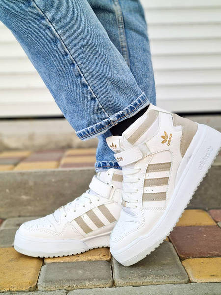 Adidas high top white hotsell