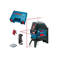 Лазерний нівелір Bosch Professional GCL 2-50 в чемодані з тримачем і 3 батарейками (0601066F02)