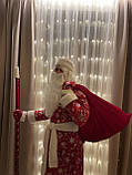 Костюми Діда Мороза та Снігуроньки велюровий костюм новорічні костюми Дідусь Мороз, Дід Мороз та Снігуронька, фото 9