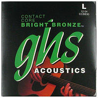 Струны для акустической гитары GHS CCBB30 Contact Core Bright Bronze 80/20 .12-.54