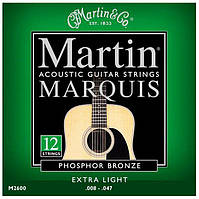 Струны для акустической гитары Martin Marquis Phosphor Bronze M2600