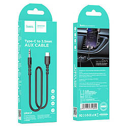 Аудіо кабель Hoco UPA17 USB Type-C - Mini Jack 3.5 мм (1м)