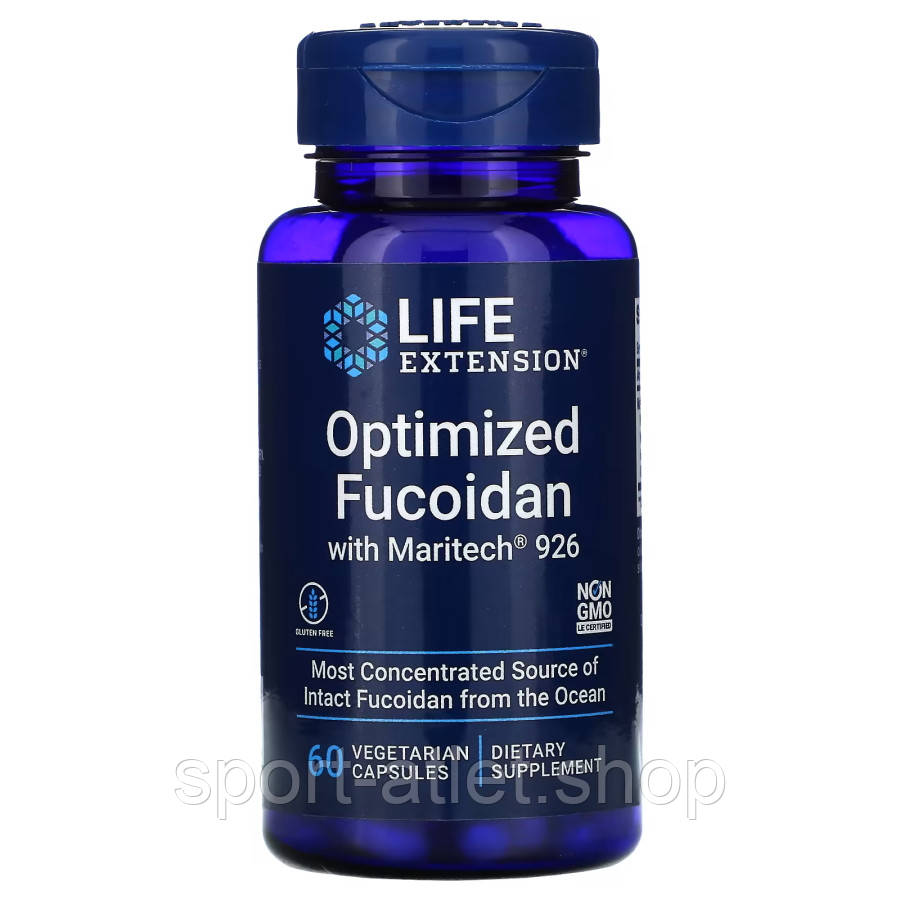 Натуральна добавка Life Extension Optimized Fucoidan, 60 вегакапсул