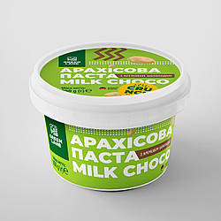 Арахісова паста кранч з німецьким молочним шоколадом 350 г., натуральна, без консервантів MILK CHOCO CRUNCH