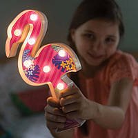 Набор для творчества для детей 4M Фламинго светильник ночник своими руками