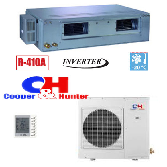 Канальный кондиционер Cooper&Hunter GFH12K3CI/GUHD12NK3CO Inverter - фото 1 - id-p284204818