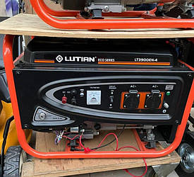 Бензиновий генератор Lutian LT3900EN-4 зі стартером і акумулятором бензогенератор