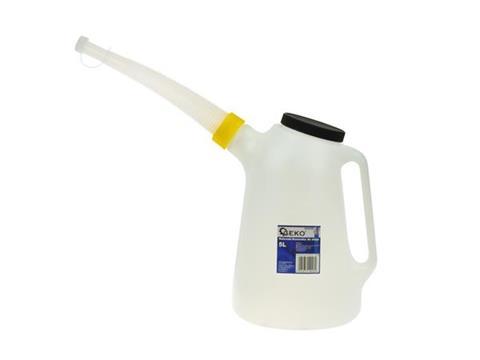 Каністра для масла 5л HDPE Geko Бак з поліетилену високої щільності.
