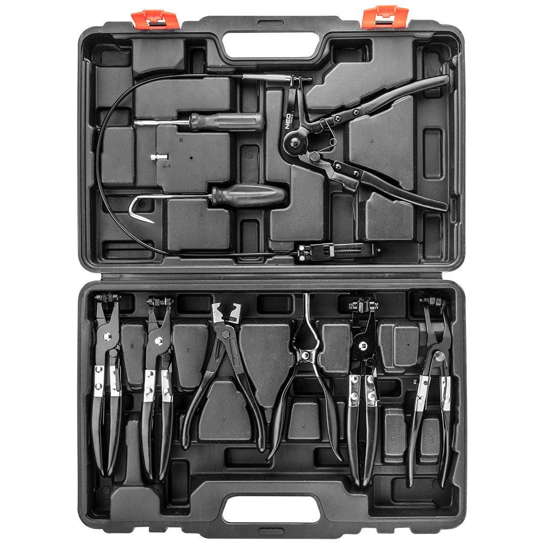 NEO TOOLS Набір кліщів для роботи зі шлангами, 9 шт., фото 1