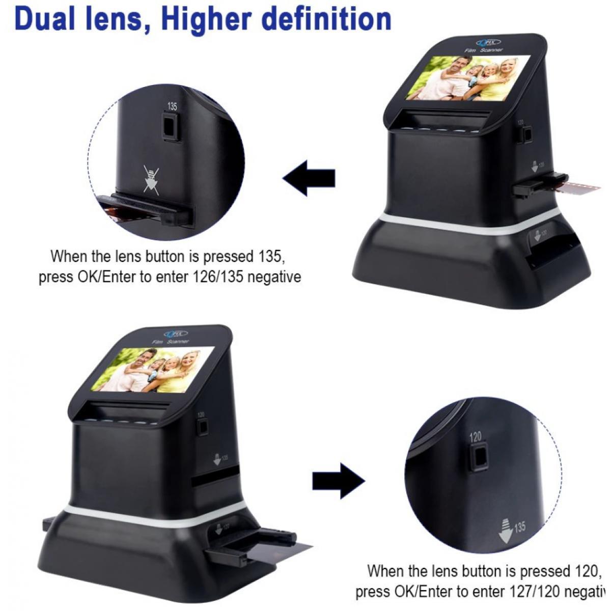 Cканер фотопленки, слайдов, негативов QPIX DIGITAL FS220, Black TM - фото 3 - id-p1715570521