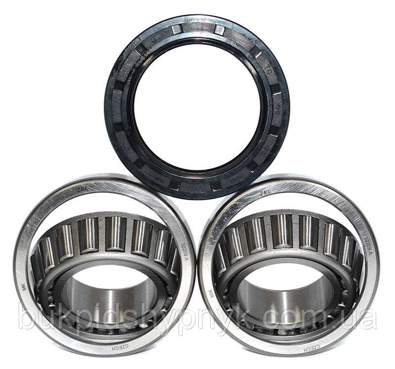 Комплект підшипників маточини УАЗ-3160, 3151, 3741, 452 ZKL 32209 (7609) (2 шт.) та сальник (60x85x10), фото 1