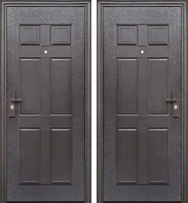 Дверь входная Супер Эконом Метал Левая 860см Х 2050см порошковая покраска для Офиса для Общежитий и Дома - фото 2 - id-p1715581722