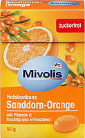 Льодяники для смоктання від Mivolis Bonbon, Sanddorn-Orange, 50 g