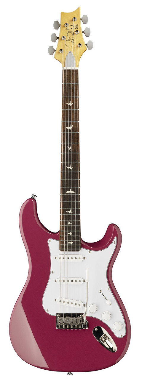 Електрогітара PRS SE Silver Sky (Dragon Fruit), фото 1