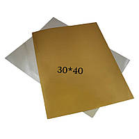 Подложка картонная для тортов и кондитерских изделий Квадратная серебро золото 30*40