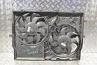 Вентилятор радиатора комплект 2 секции 9 лопастей+7 лопастей с диффузором Fiat Ducato 2.3MJet 2006-2014