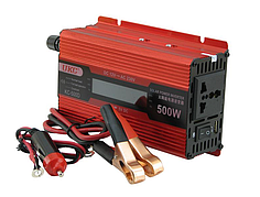 Перетворювач постійного струму UKC 12V-220V 500W LCD KC-500D інвертор для автомобіля 12В-220В