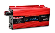 Перетворювач постійного струму UKC 12V-220V 1000W LCD KC-1000D інвертор для автомобіля 12В-220В, фото 4