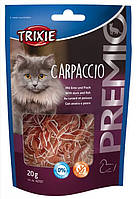 Лакомство для кошек с уткой и рыбой Trixie PREMIO Carpaccio, 20 грамм
