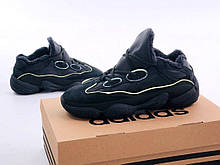 Чоловічі кросівки Adidas Yeezy Boost 500 Black Winter (с мехом) ALL09643, фото 3