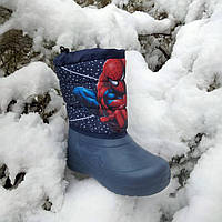 Чоботи для хлопчика "Людина павук" піна, зима