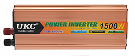 Перетворювач постійного струму 1500W UKC SSK-1500W AC\DC 12V інвертор для автомобіля 12В-220В