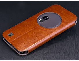 Шкіряний чохол-книжка Mofi для ASUS ZenFone Zoom (ZX550) коричневий, фото 2