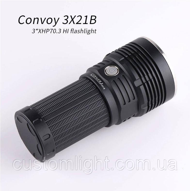 Ліхтар Convoy 3X21B 3*Cree XHP70.3 HI 6500K 12000Lm