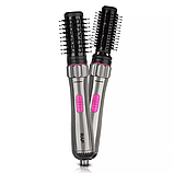 Фен гребінець для волосся RAF R410, Щітка для сушіння волосся, Стайлер для волосся, фото 3