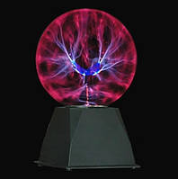 Лампа настольная Шар с молниями Plasma Ball Magic большой | Ночник Тесла | Светильник Магический шар