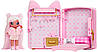 Ляльковий набір Na Na Na Surprise 3 в 1 Рюкзак спальня Рожева Кішечка Pink Kitty рюкзачок (585589), фото 3