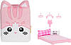 Ляльковий набір Na Na Na Surprise 3 в 1 Рюкзак спальня Рожева Кішечка Pink Kitty рюкзачок (585589), фото 6