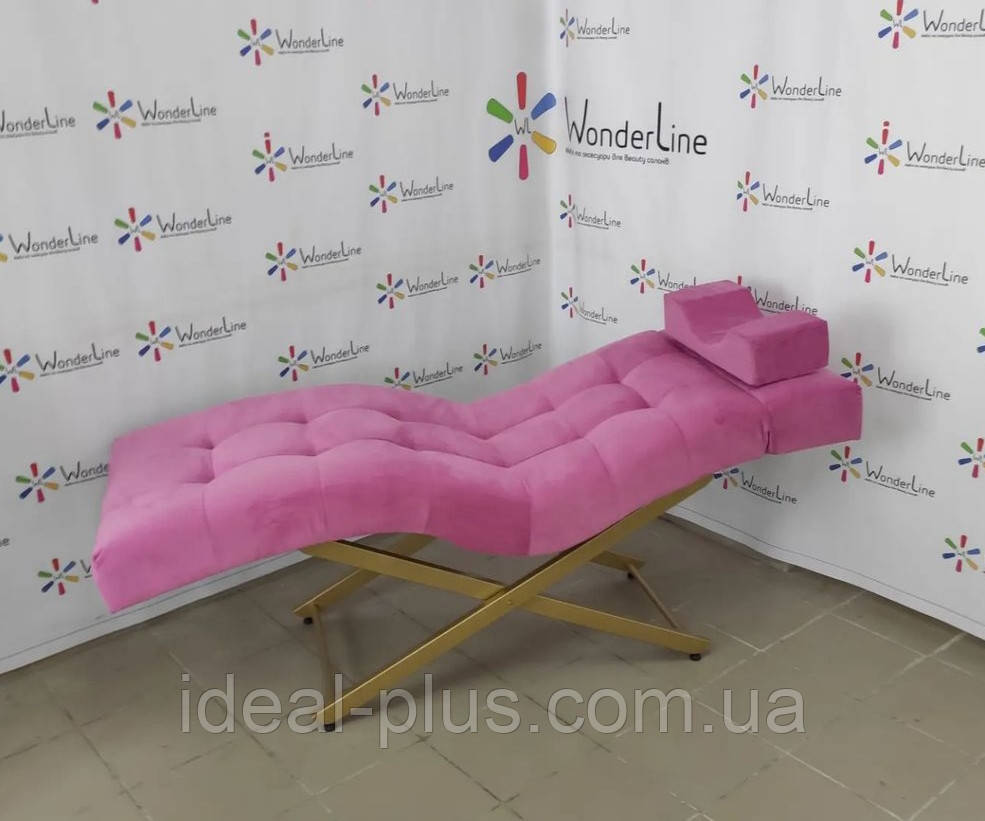 Косметологічна кушетка анатомічна для нарощування вій Lashmaker COMFORT, фото 1