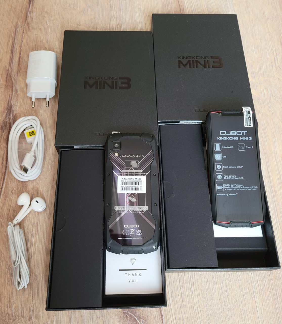 Смартфон Cubot KingKong Mini 3 4G 6\128GB Helio G85 NFC 4.5" НОВИНКА