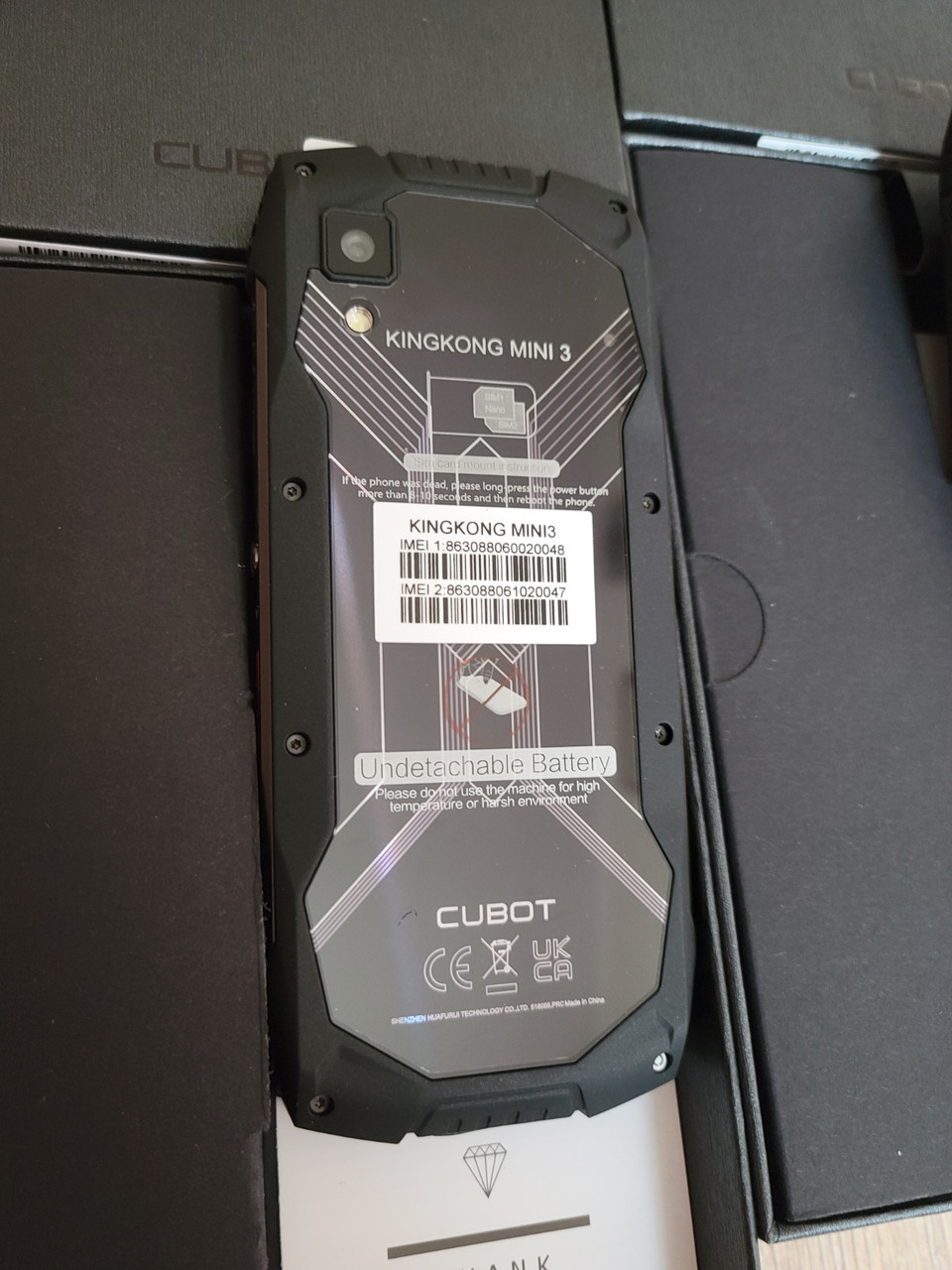 Смартфон Cubot KingKong Mini 3 4G 6\128GB Helio G85 NFC 4.5" НОВИНКА ! - фото 2 - id-p1715644268
