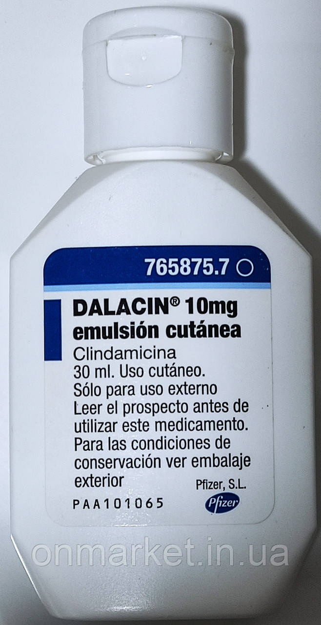 Зволожуючи крем-емульсія для обличчя з проблемною шкірою. DALACIN 30ml.