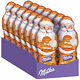 Шоколадна фігурка Milka Weihnachtsmann Lebkuchen Geschmack 100 g, фото 3