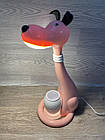 Дитяча розумна настільна лампа "Собака" рожева, 10Вт 3000-6500К, з нічником, фото 7