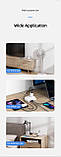 Мережевий зарядний пристрій USAMS US-CC160 P1 65 W Super Si Fast Charging USB Extension Socket white, фото 10