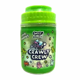 Кислі цукерки Sweet Bandit Crawly Crew Sour Candies 70g Лайм