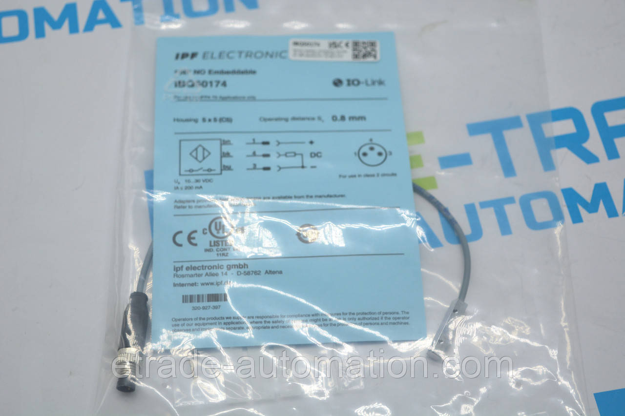 Індуктивний датчик IPF Electronic IBQ50174